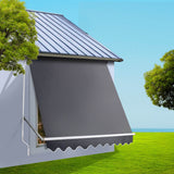Awnings: Instahut Window Fixed Pivot Arm Awning Outdoor Blinds Retractable Canopy1.8X2.1M