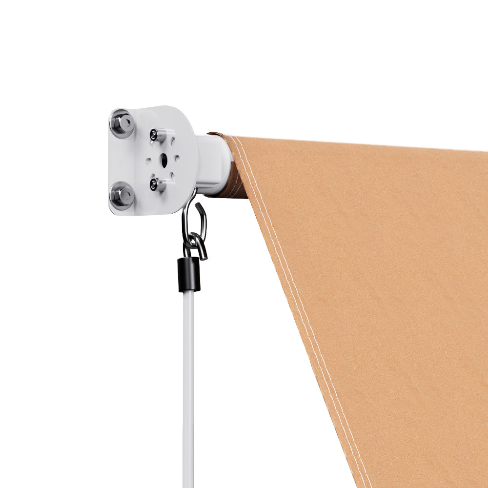 Awnings: Instahut Window Fixed Pivot Arm Awning Outdoor Retractable Canopy 2.1X2.1M Beige