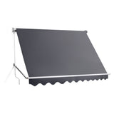 Awnings: Instahut Window Fixed Pivot Arm Awning Patio Outdoor Blinds Retractable 2.8X2.1M