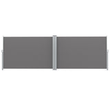 Instahut Side Awning Sun Shade Outdoor Retractable Privacy Screen 2X6M Grey