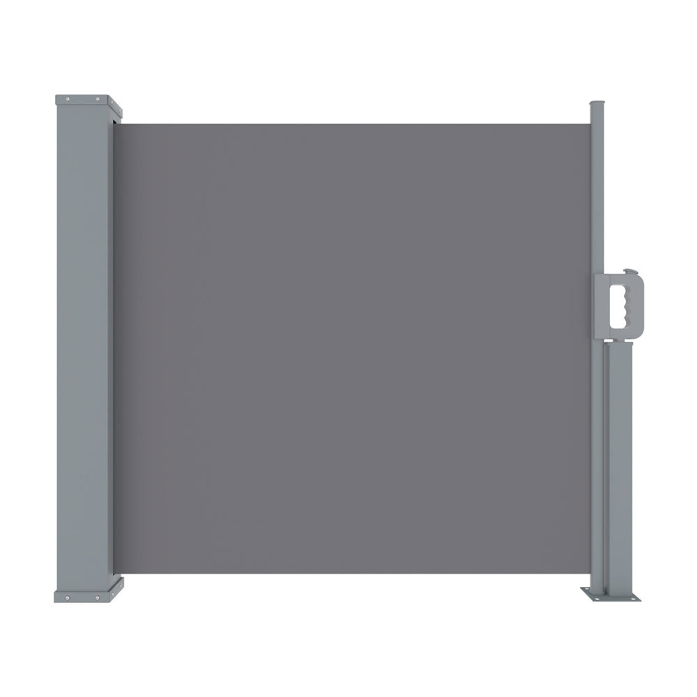 Awnings: Instahut Side Awning Sun Shade Outdoor Blinds Retractable Screen 1X3M Grey