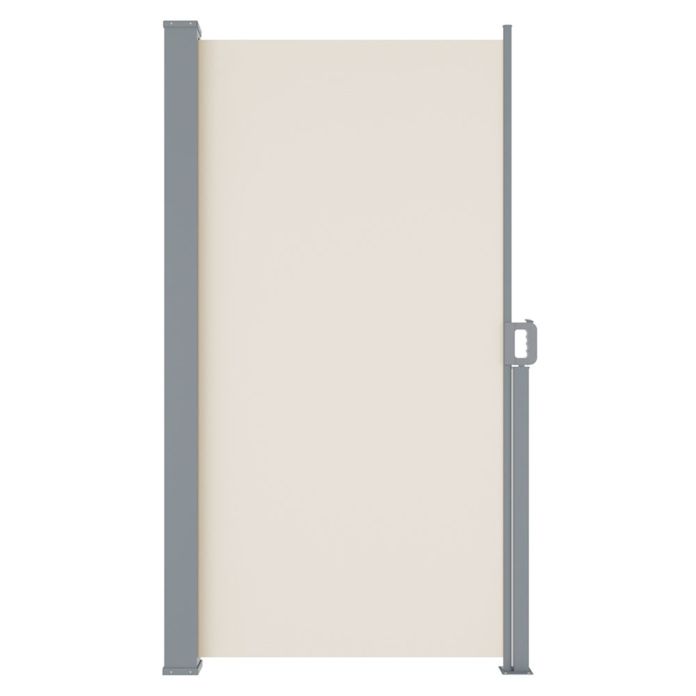 Awnings: Instahut Side Awning Sun Shade Outdoor Blinds Retractable Screen 2X3M Cream