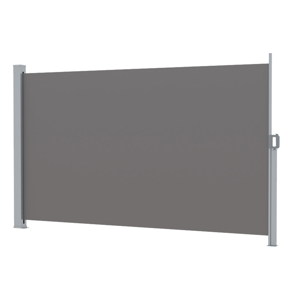 Awnings: Instahut Side Awning Sun Shade Outdoor Retractable Privacy Screen 2X3M Grey
