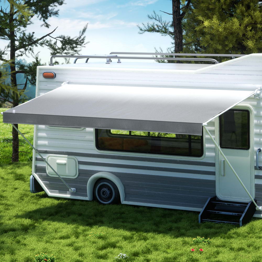 Awnings: Weisshorn 15ft Caravan Awning RV Replacement Fabric 4.32M x 2.42M