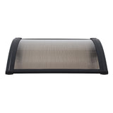 Awnings: Instahut Window Awning Drainage 0.6mx0.6m Outdoor Brown