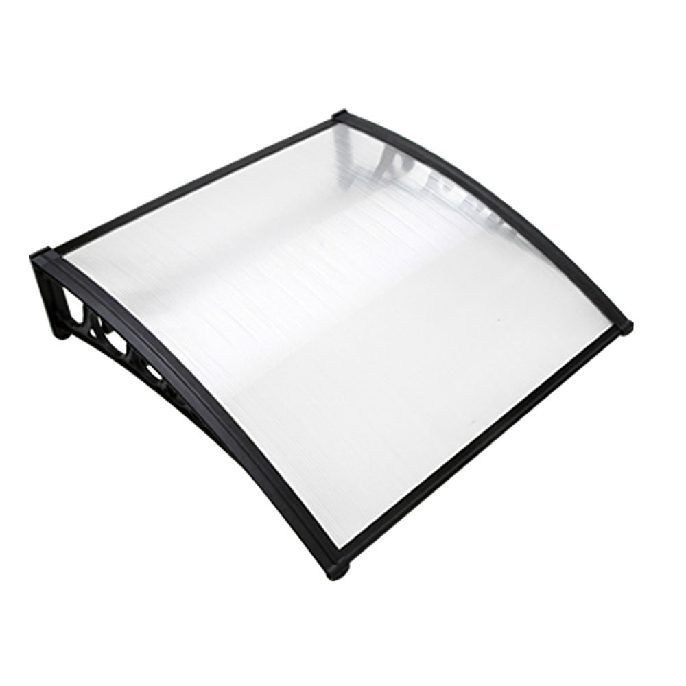 Awnings: Instahut Window Door Awning 1mx1m Transparent Panel