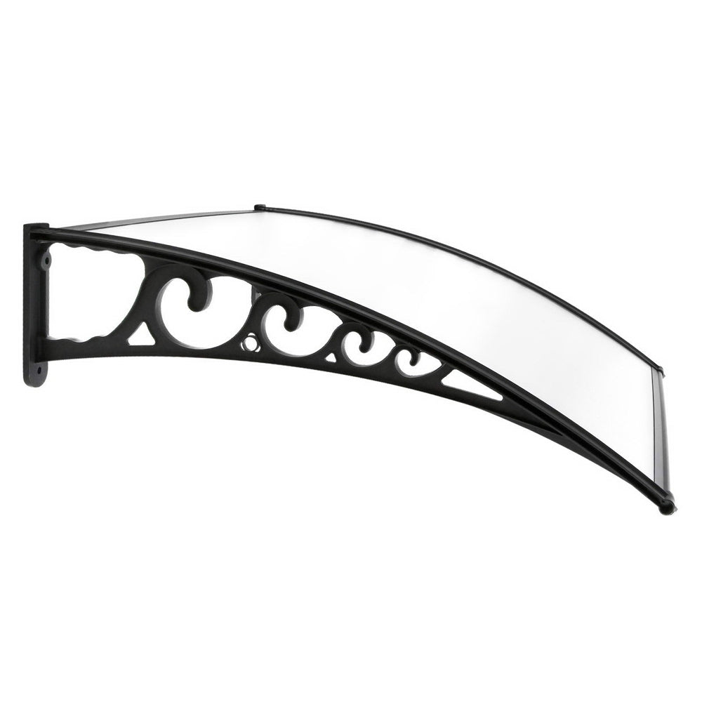 Awnings: Instahut Window Awning Door Canopy 1mx2m Transparent