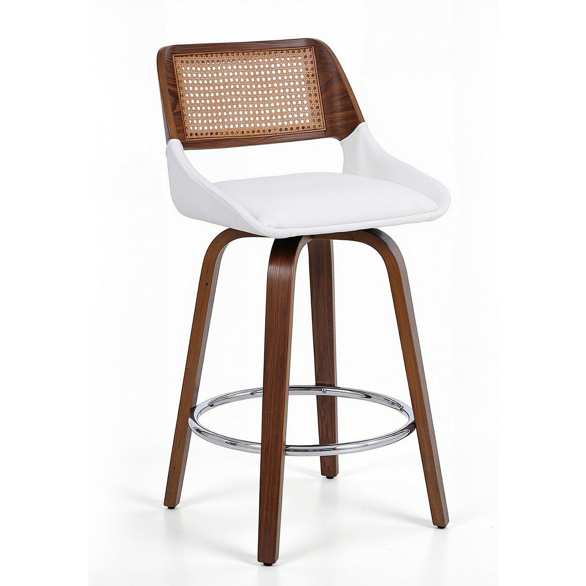 Table & Bar Stools: Artiss Wooden Bar Stools Swivel Kitchen Counter Stool Chair 60cm Seat Height
