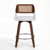 Table & Bar Stools: Artiss Wooden Bar Stools Swivel Kitchen Counter Stool Chair 60cm Seat Height
