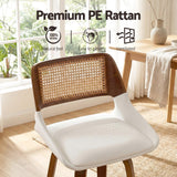 Table & Bar Stools: Artiss Wooden Bar Stools Swivel Kitchen Counter Stool Chair 60cm Seat Height