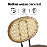 Table & Bar Stools: Artiss 4x Bar Stools PU Leather Stools Brown