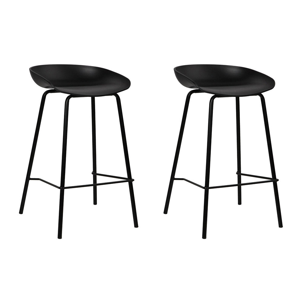 Table & Bar Stools: Artiss 2x Bar Stools Kitchen Counter Stools Metal