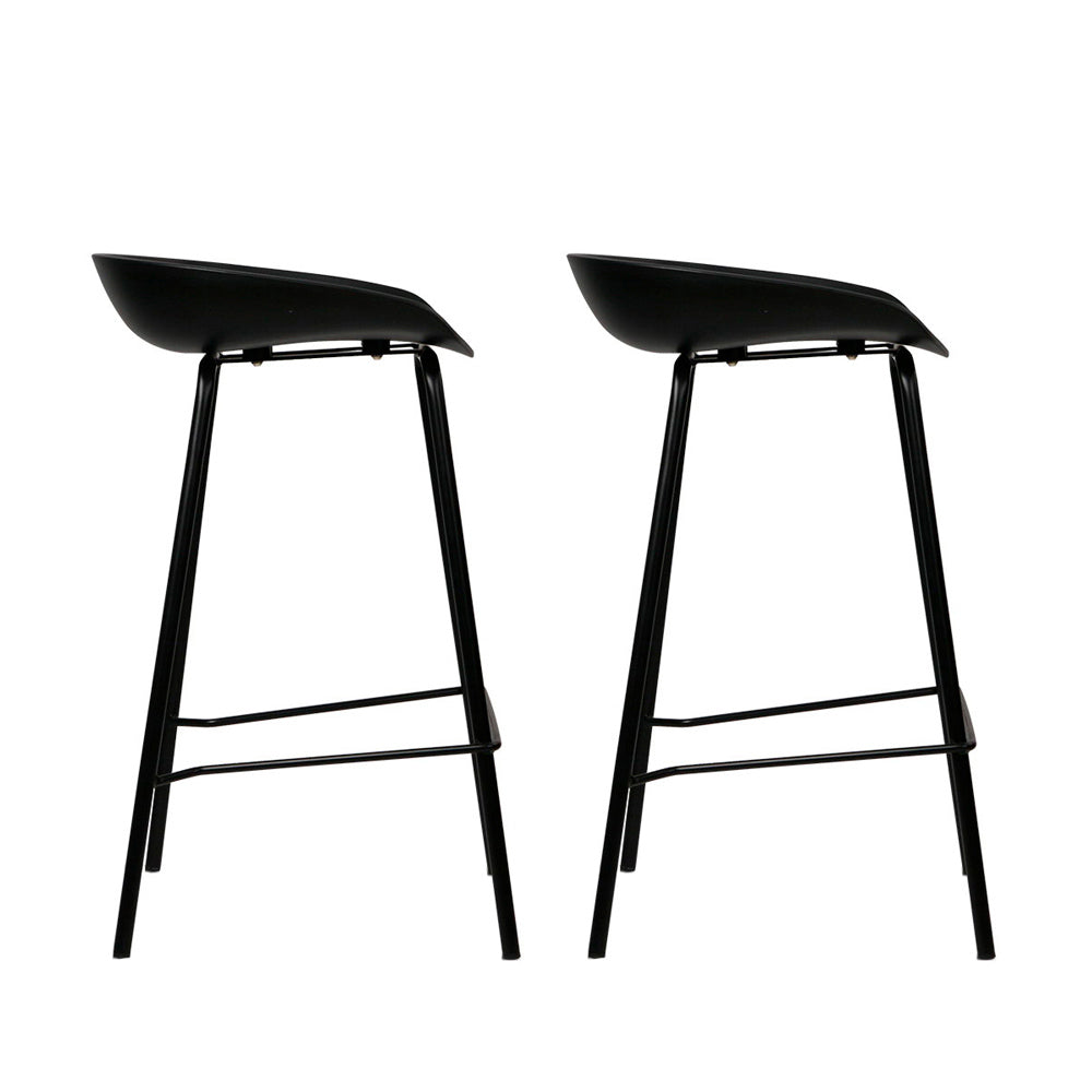 Table & Bar Stools: Artiss 2x Bar Stools Kitchen Counter Stools Metal