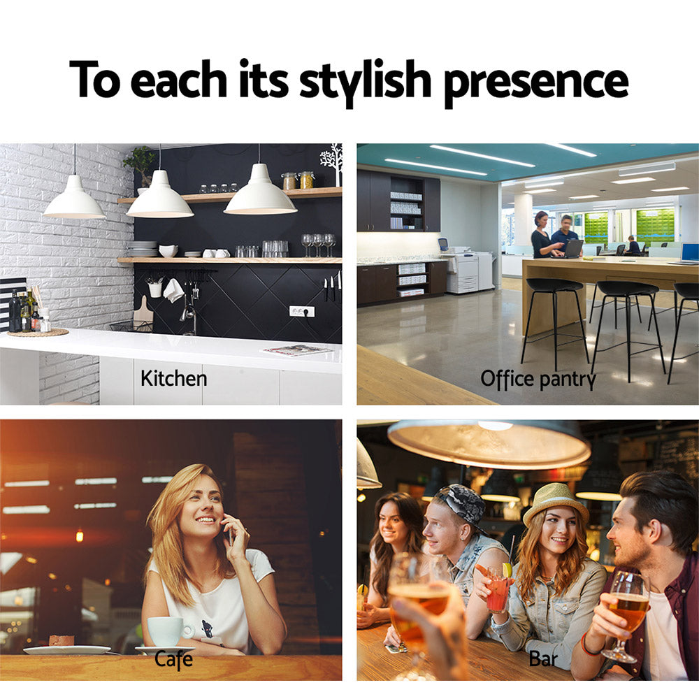 Table & Bar Stools: Artiss 4x Bar Stools Kitchen Counter Stools Metal