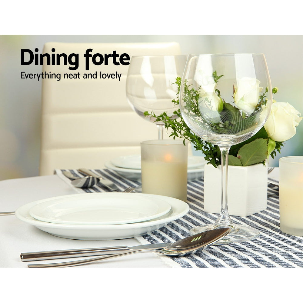 Dining Tables: Artiss Dining Table Round White 4 Seater 90CM