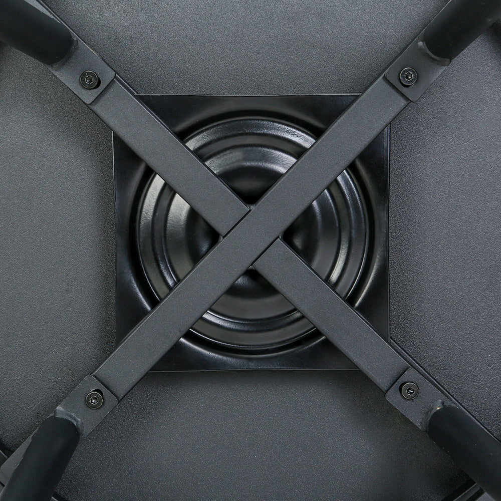 Table & Bar Stools: Artiss 2x Bar Stools Swivel Metal Chairs