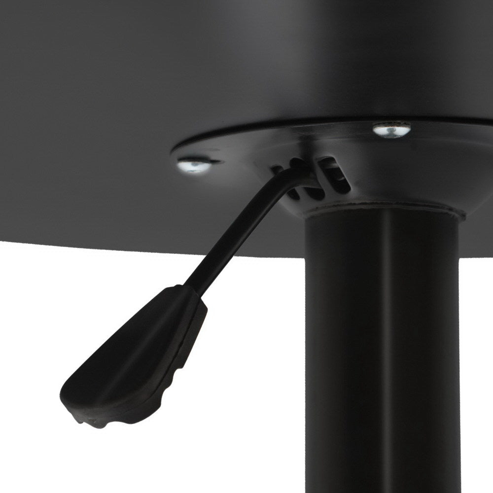 Dining Tables: Artiss Bar Table Gas Lift Round Black