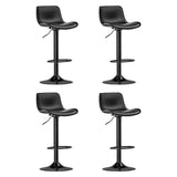 Massage Chairs: Artiss 4x Bar Stools Padded Seat Gas Lift Black