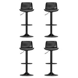 Massage Chairs: Artiss 4x Bar Stools Padded Seat Gas Lift Black