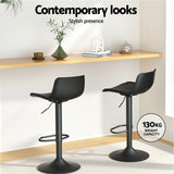 Massage Chairs: Artiss 4x Bar Stools Padded Seat Gas Lift Black