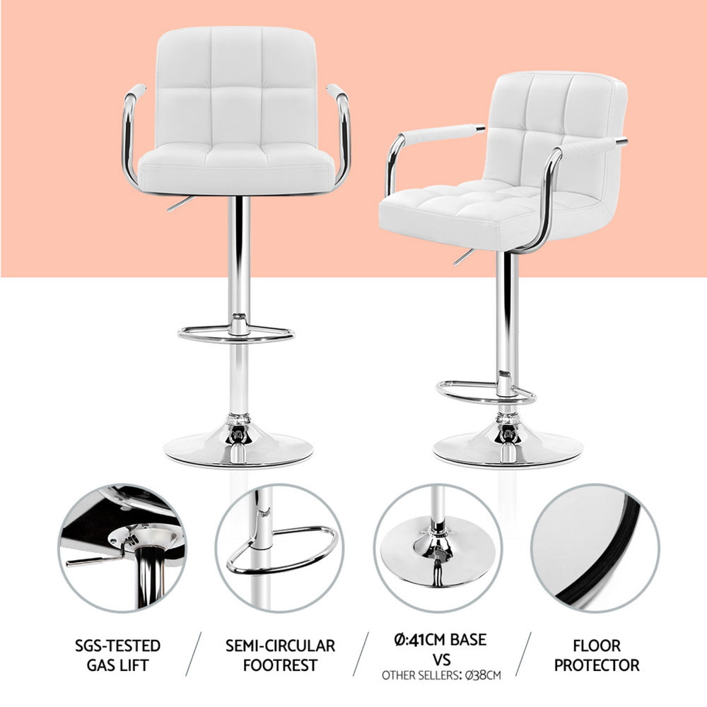 Table & Bar Stools: Artiss Bar Table and Stools Set Dining Desk Kitchen Chairs Cafe Pub