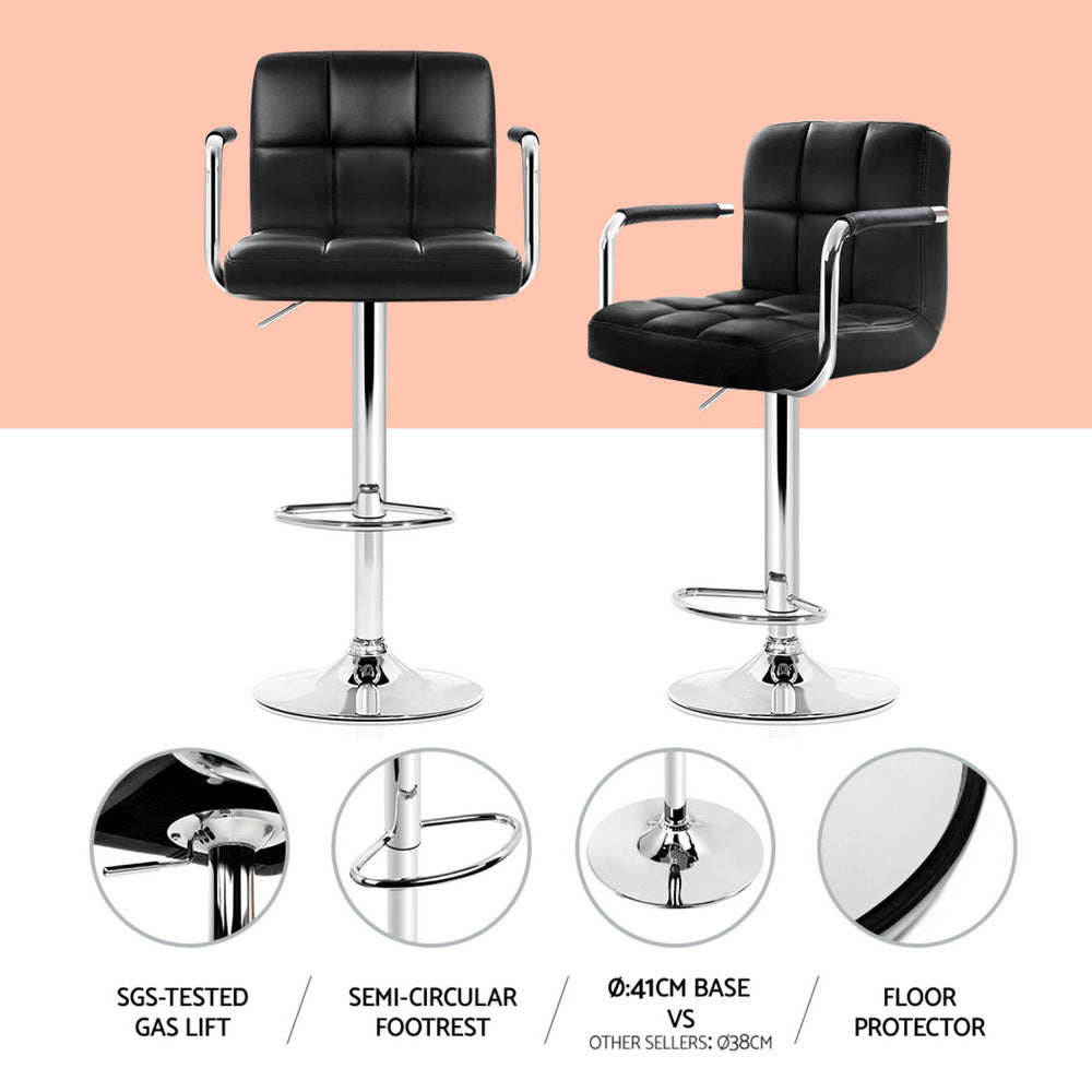 Table & Bar Stools: Artiss Bar Table and Stools Set Dining Desk Kitchen Chairs Cafe Pub