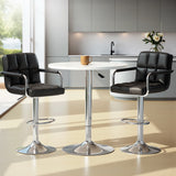 Artiss Bar Table and Stools Set Dining Desk Kitchen Chairs Cafe Pub