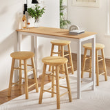 Table & Bar Stools: Artiss Bar Table and Stools Set Dining Desk Kitchen Chairs Cafe Pub