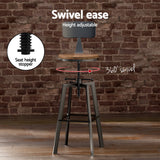Table & Bar Stools: Artiss Bar Table and Stools Set Dining Desk Industrial Kitchen Chairs Cafe Pub