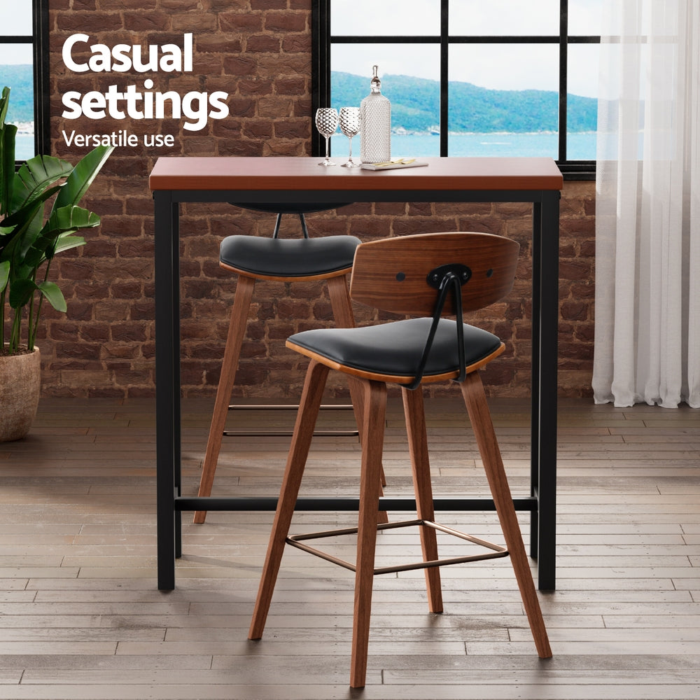 Table & Bar Stools: Artiss Bar Table and Stools Set Dining Desk Kitchen Chairs Cafe Pub