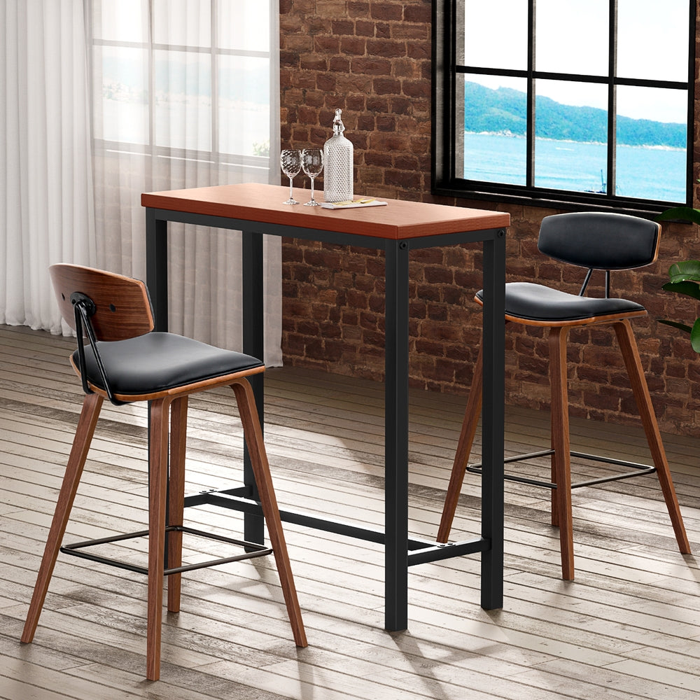 Table & Bar Stools: Artiss Bar Table and Stools Set Dining Desk Kitchen Chairs Cafe Pub