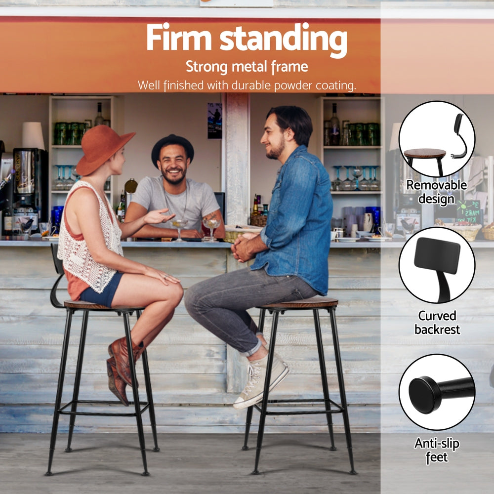 Table & Bar Stools: Artiss Bar Table and Stools Set Dining Desk Kitchen Chairs Cafe Pub