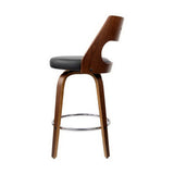 Table & Bar Stools: Artiss 4x Bar Stools Swivel Leather Chair 65cm