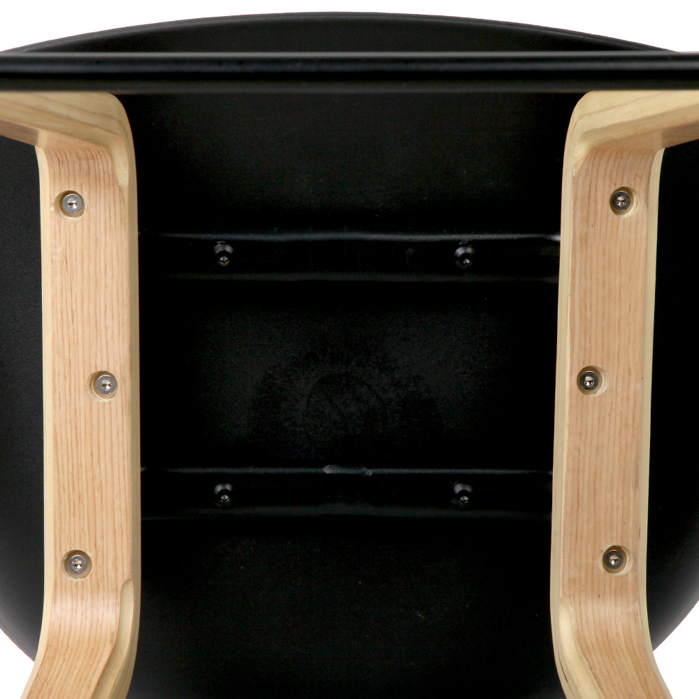 Table & Bar Stools: 4x Artiss Bar Stools Kitchen Counter Stool Dining Chairs Wooden Black
