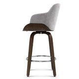 Table & Bar Stools: Artiss Bar Stools Swivel Velvet Padded Wooden