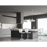 Artiss 4x Bar Stools Gas Lift Leather Seat White