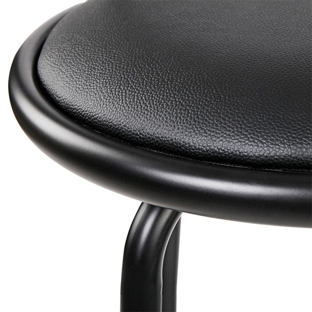 Table & Bar Stools: Artiss 2x Bar Stools Swivel Leather Padded Metal