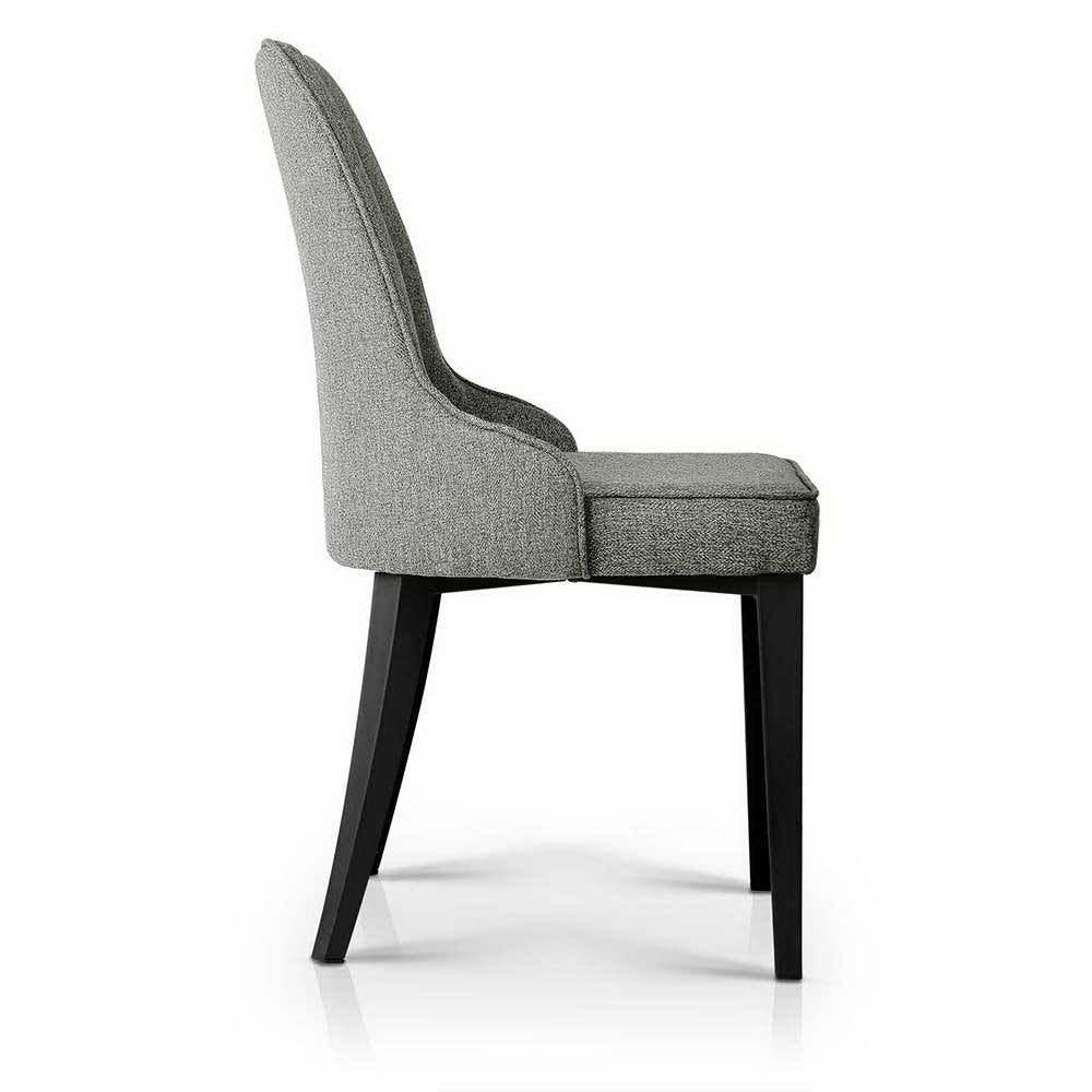 Dining Set: Artiss Dining Chairs Set of 2 Linen Fabric Grey