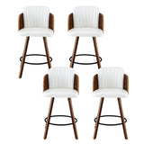 Table & Bar Stools: Artiss Wooden Bar Stools Swivel Kitchen Counter Stool Chair 58cm Seat Height