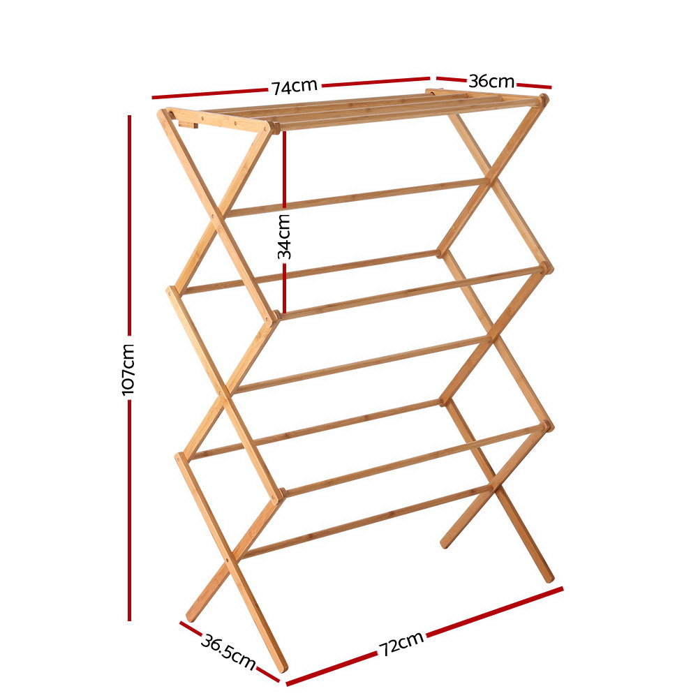 Drying Racks & Hangers: Artiss Clothes Airer Coat Rack Foldable Hanger Dryer
