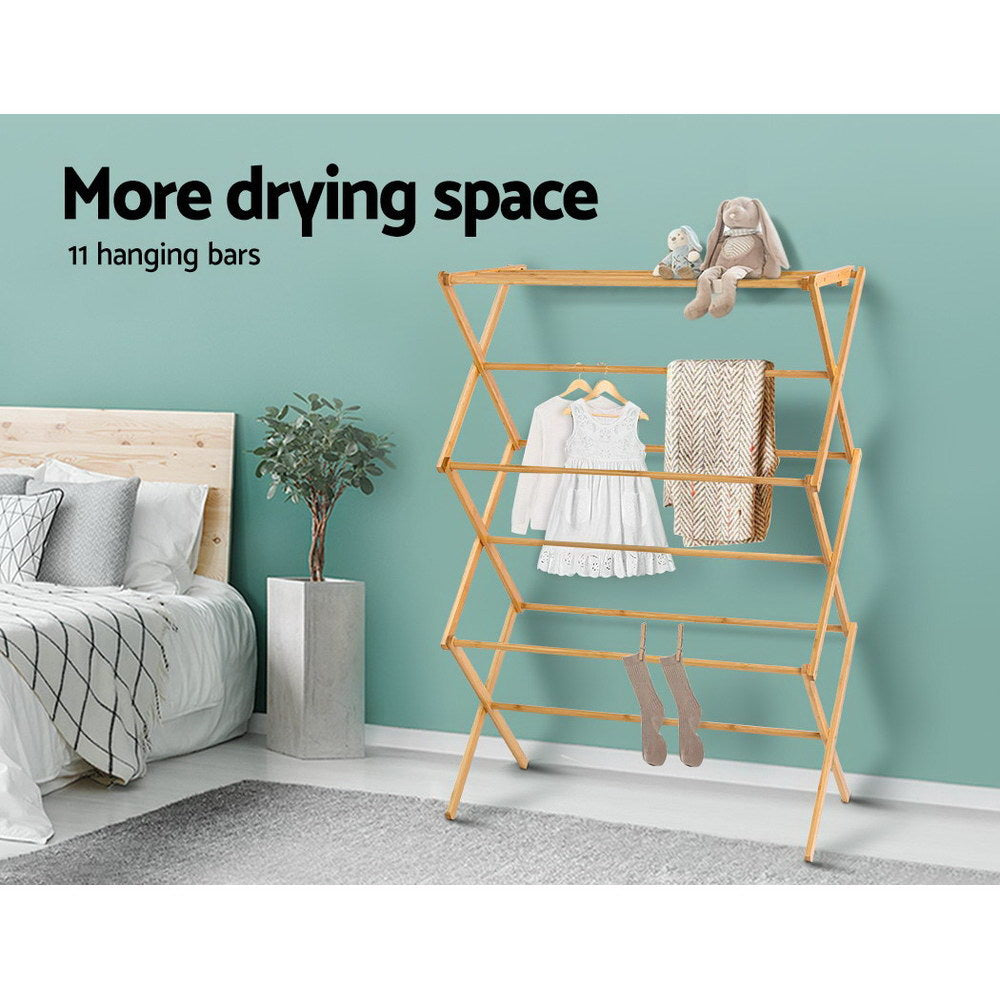 Drying Racks & Hangers: Artiss Clothes Airer Coat Rack Foldable Hanger Dryer