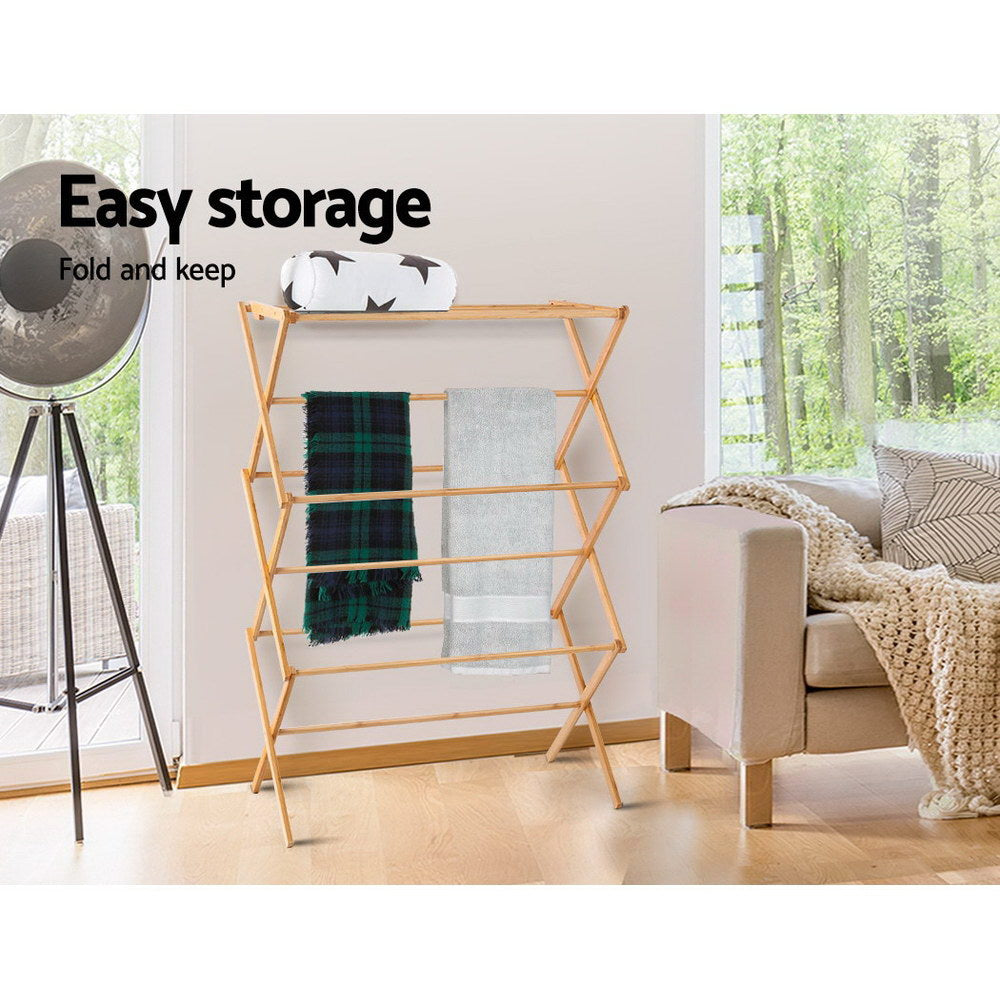 Drying Racks & Hangers: Artiss Clothes Airer Coat Rack Foldable Hanger Dryer