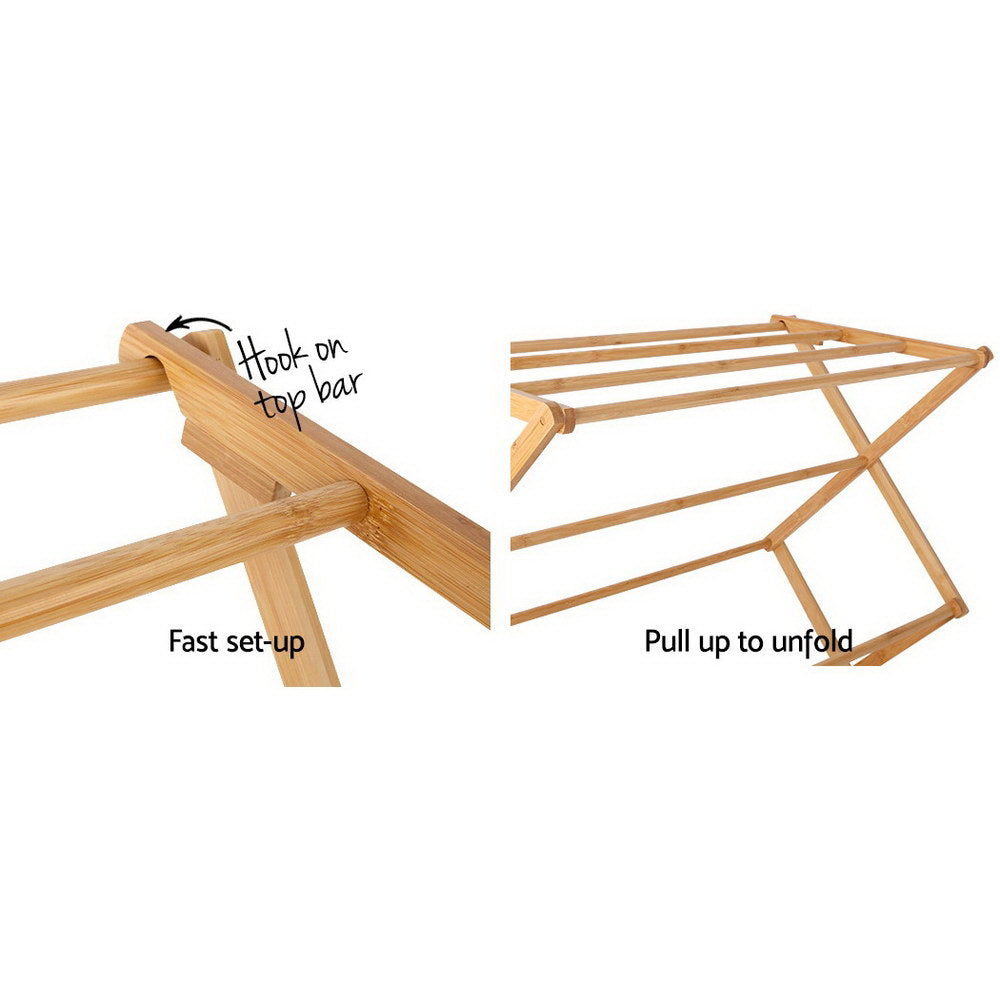 Drying Racks & Hangers: Artiss Clothes Airer Coat Rack Foldable Hanger Dryer