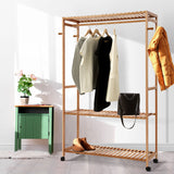 Artiss Wardrobe Clothes Rack Airer Coat Stand Hanger 165cm