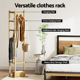 Coat Racks: Artiss Clothes Rack Airer Coat Stand Bamboo
