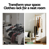 Coat Racks: Artiss Clothes Rack Airer Coat Stand Bamboo