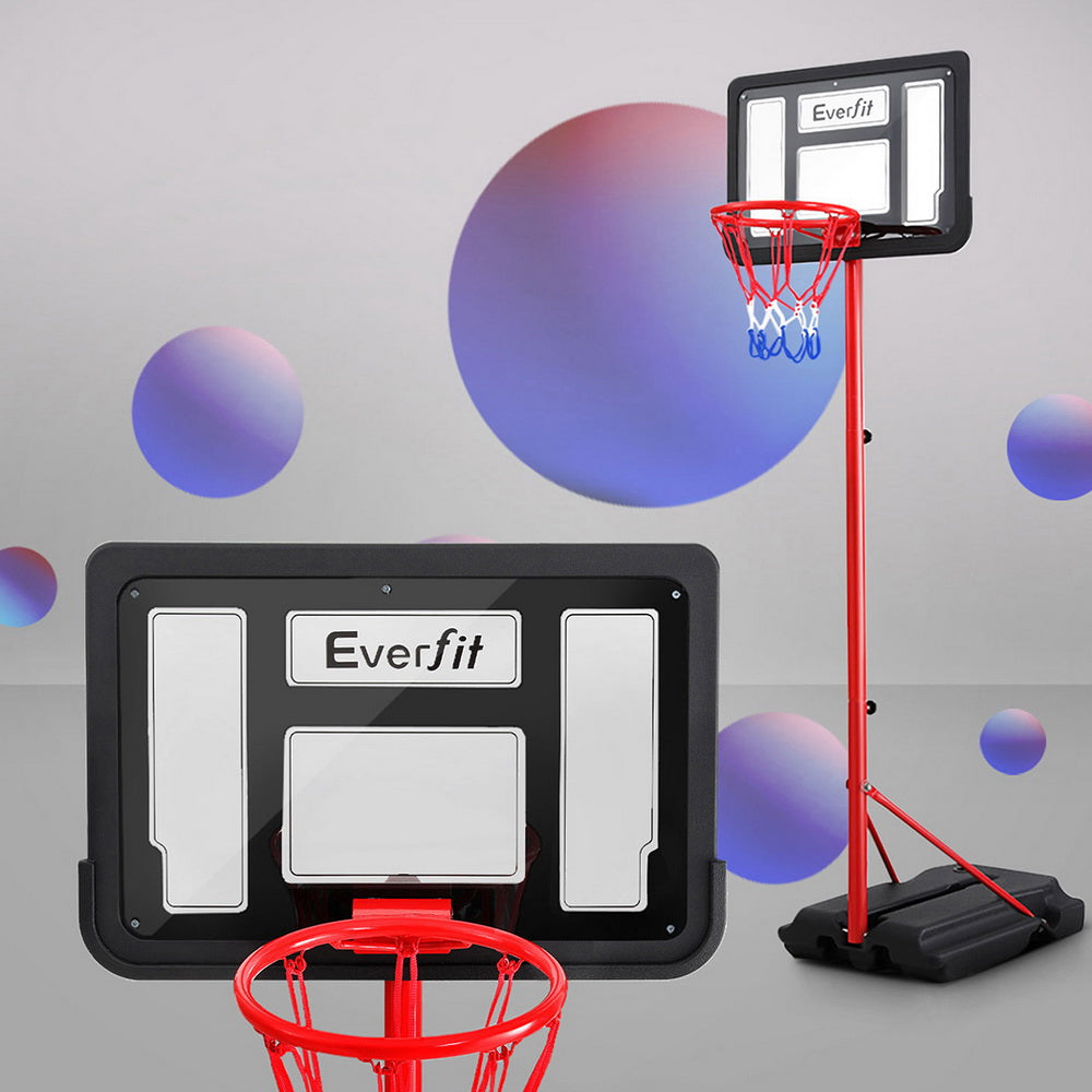 Basketball & Basketball Accessories: Everfit 1.6M Kids Basketball Hoop Stand System Portable
