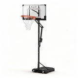 Basketball & Basketball Accessories: Everfit Portable Basketball Hoop Adjustable Pool Goal System Backyard 1.05M-2.1M