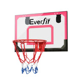 Basketball & Basketball Accessories: Everfit 23" Mini Basketball Hoop Backboard Door Wall Mounted Sports Kids Red