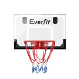 Basketball & Basketball Accessories: Everfit 23" Mini Basketball Hoop Backboard Door Wall Mounted Sports Kids Black